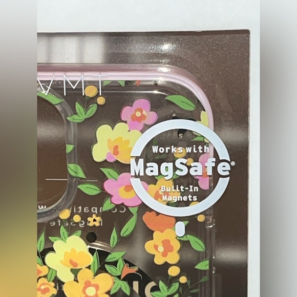 MVMT GREEN FLORAL MAGSAFE IPHONE 13/14/15 Case NIB NEW - Picture 2 of 5